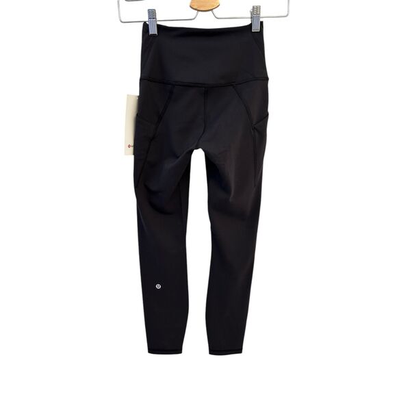 Lululemon Wunder Train High-Rise Tight with Pockets 25" Black size 4 NWT - Picture 7 of 10